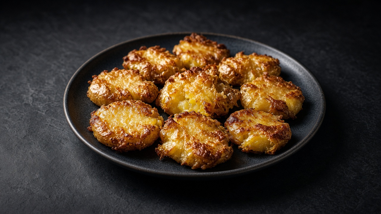 Crispy smashed potatoes