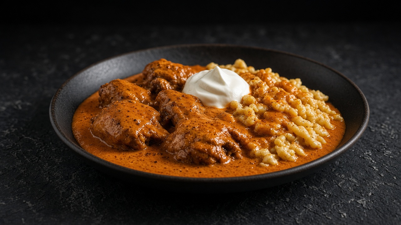 Chicken paprikash