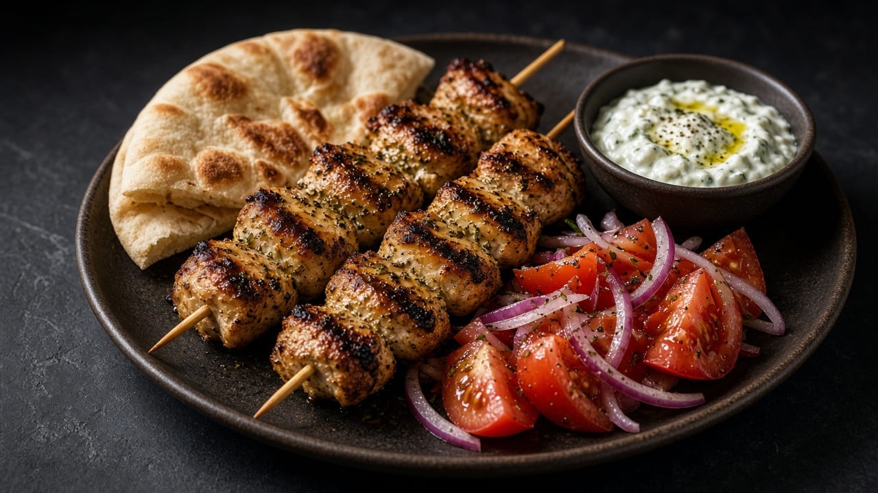 Chicken souvlaki