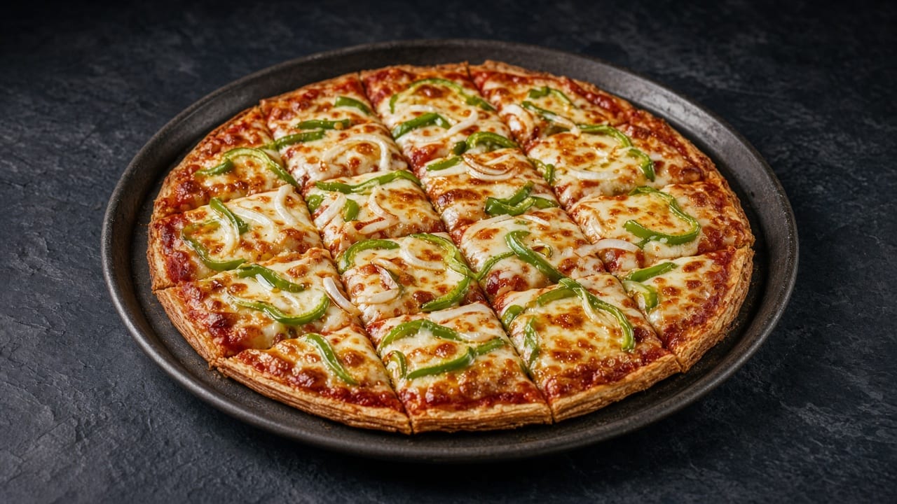 Tavern-style pizza