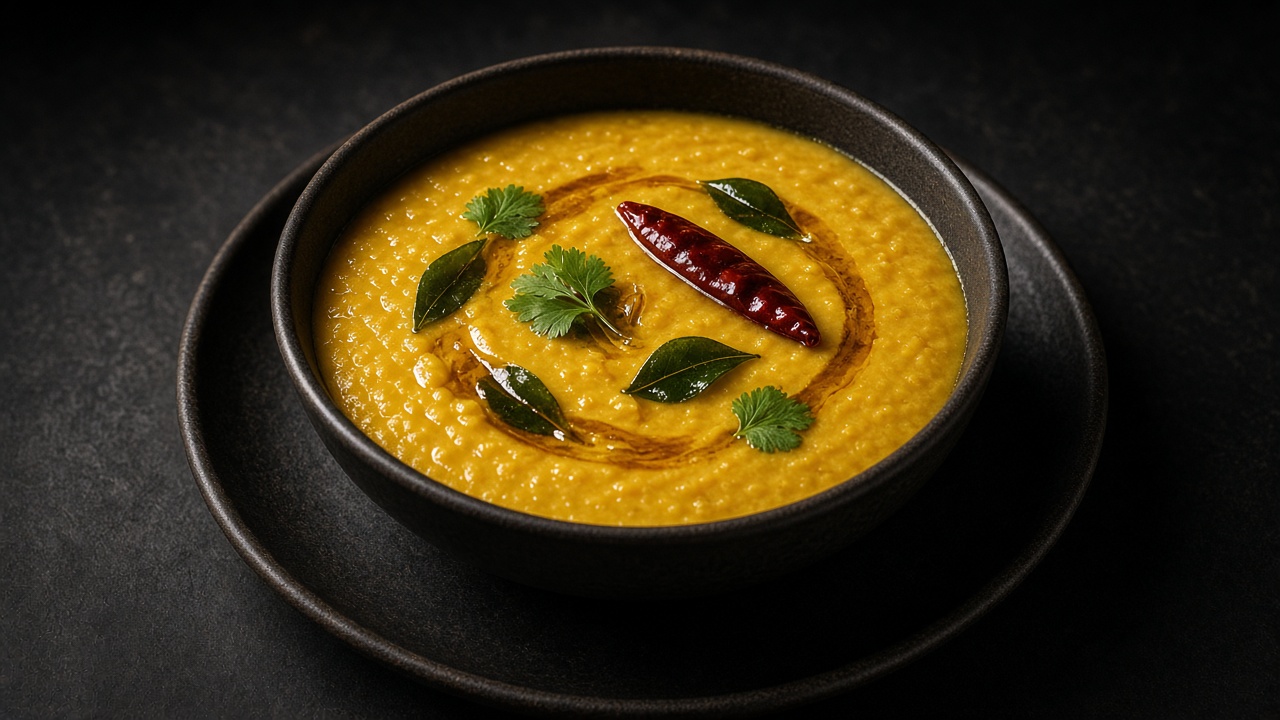 Red lentil dal
