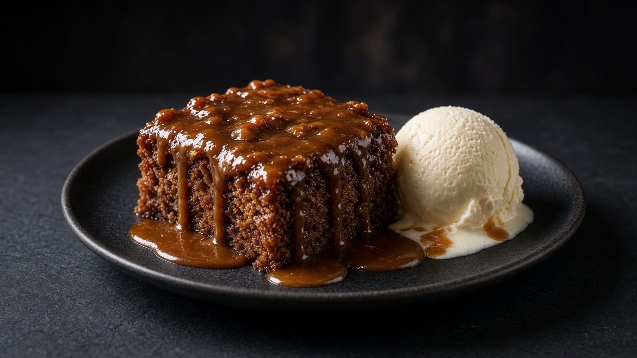 Sticky toffee pudding